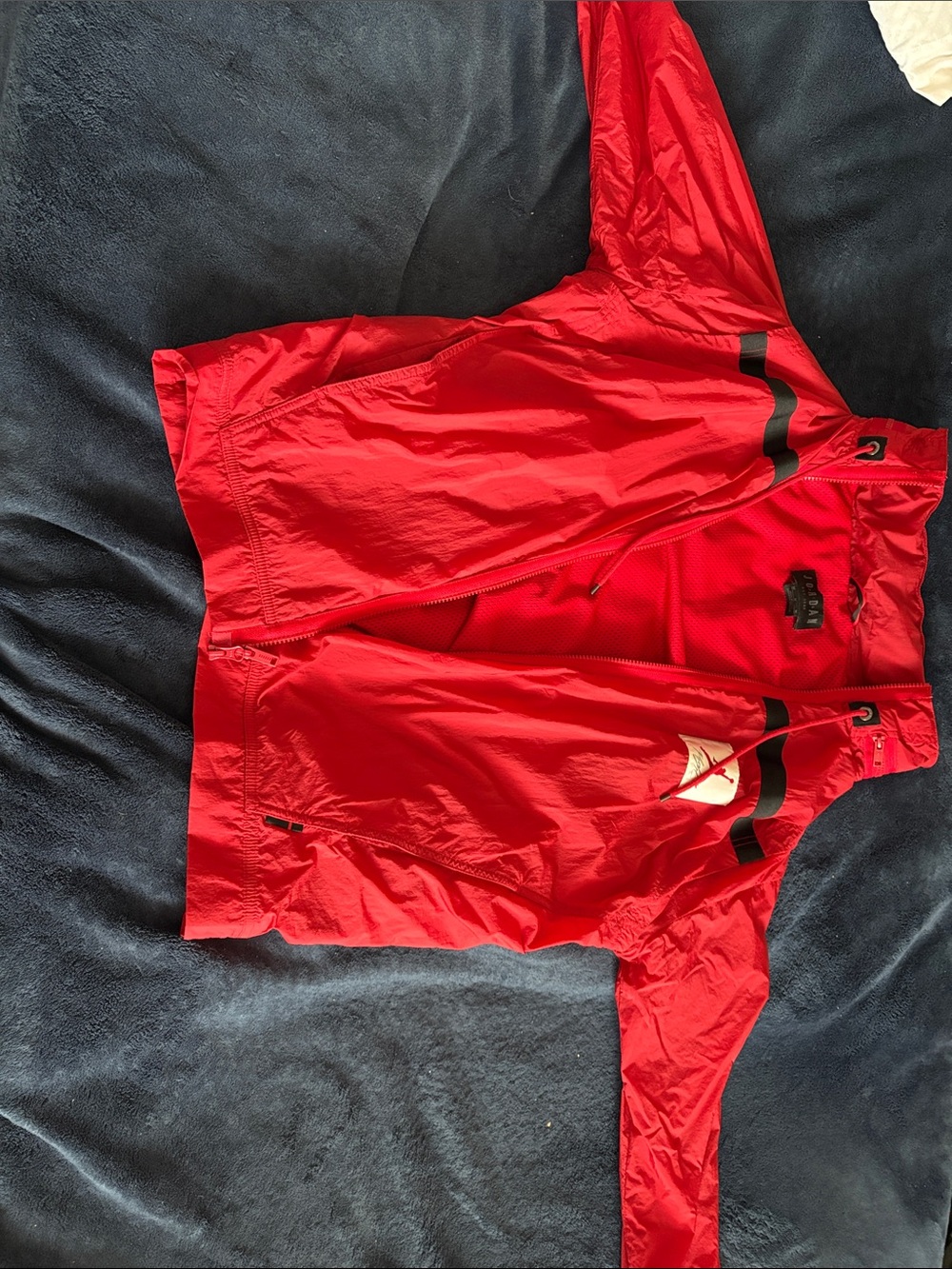 Jordan Red Performance Jacket with Black Accents1980’s Micheal Jordan jacket